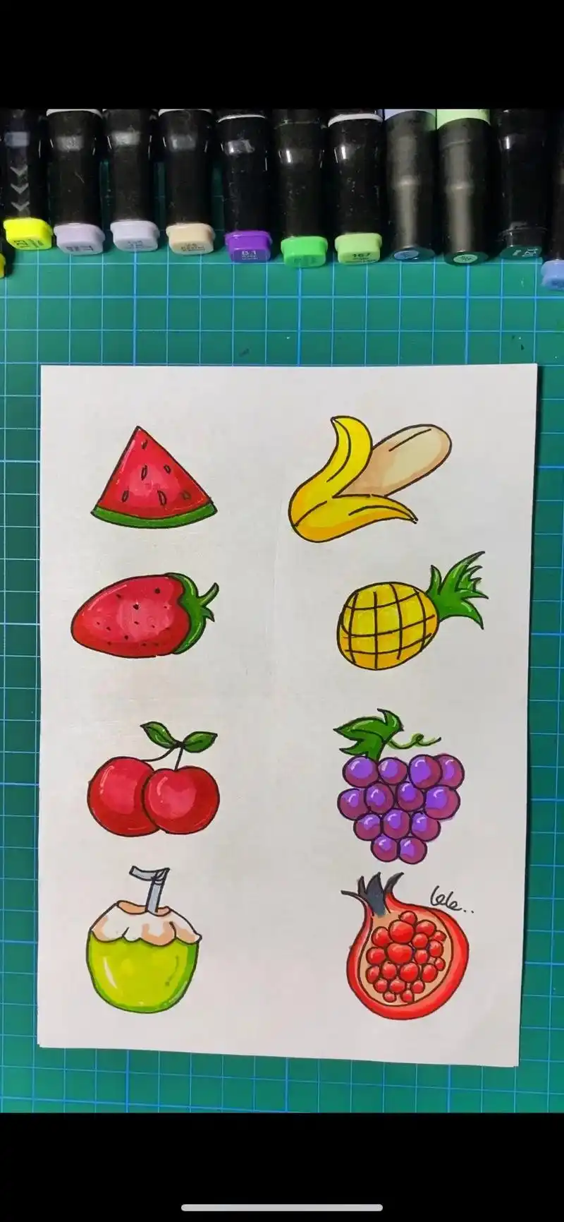 画水果原来这么简单#一起学画画 #简笔画 #图文来了 #画画 - 抖音