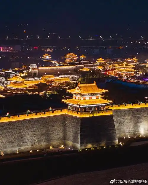 夜游山西忻州古城