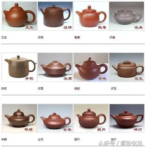 四十八经典紫砂壶型