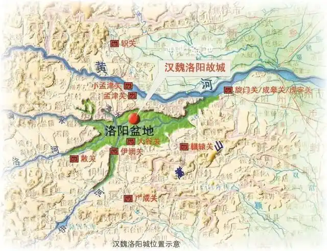 洛阳地处黄河下游,古时居中原腹地,地势险要,东扼虎牢,西据崤函,北依