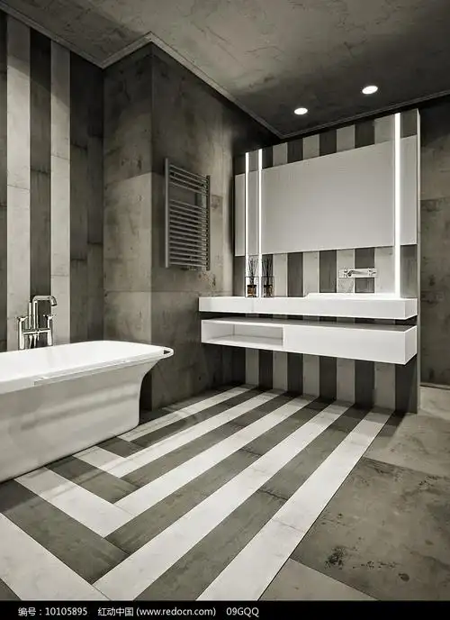 灰白卫生间装修设计