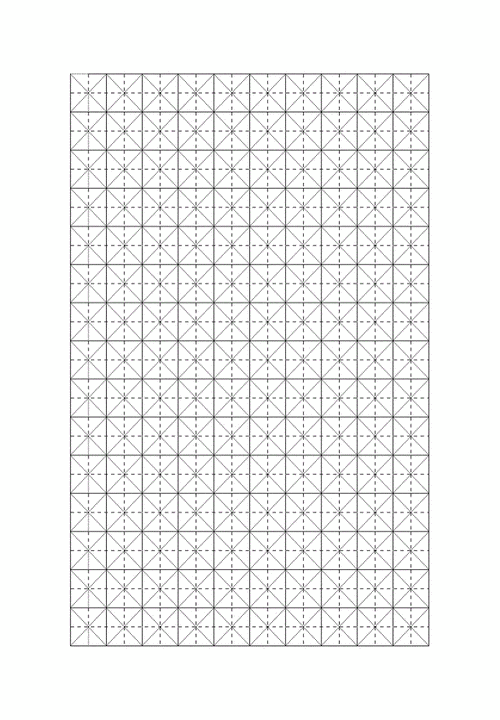 硬笔书法米字格空白字帖用纸打印专用设计docx3页