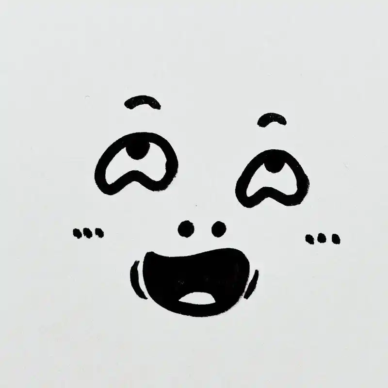 表情包简笔画 #一起学画画 - 抖音