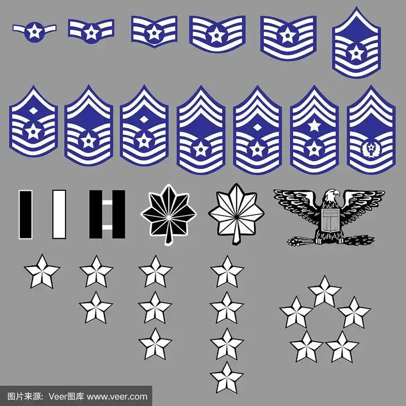 美国空军军衔徽章