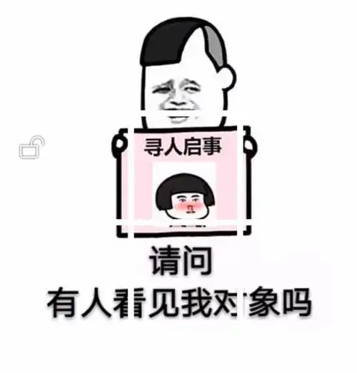 寻人启事,请问有人看见我对象吗表情包 - 表情图