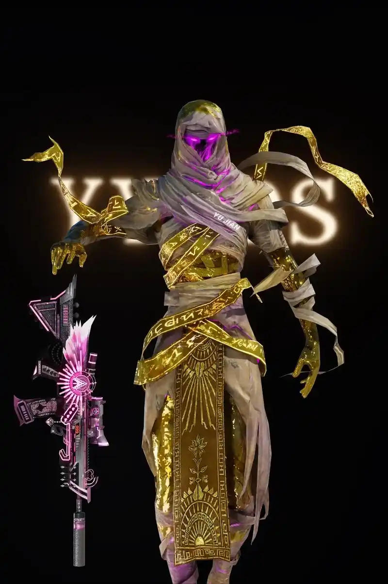 新款木乃伊也太帅了99手机壁纸来了.#和平精英壁纸 - 抖音