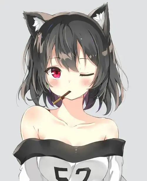 送给喜欢猫耳美少女的福利,精选日漫猫娘系列高清插画壁纸