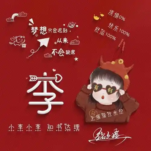 微信头像,姓氏头像,36张简约卡通情侣个性签名头像,精心为你设计_颖子