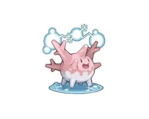 《精灵宝可梦》图鉴222:被誉为大海的宝物的宝可梦——太阳珊瑚