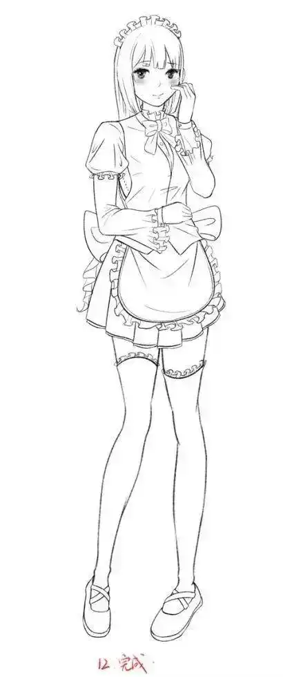 动漫人体比例绘画教程