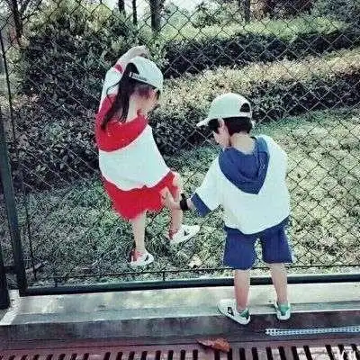 小孩子情侣头像