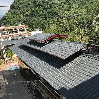 沃邦asa树脂瓦多少钱一平方 合成树脂瓦琉璃瓦屋顶 别墅瓦片