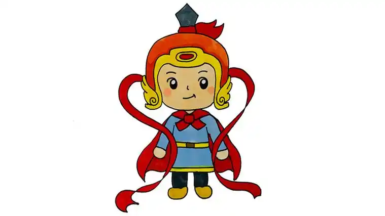 天兵天将怎么画卡通简笔画