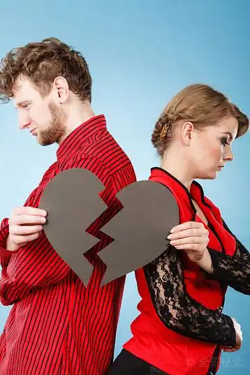 情侣,伤心,分手,离开,年轻,两个,一半_高清图片_全景视觉