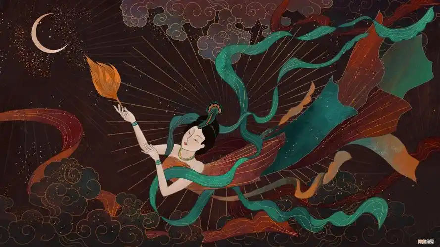 敦煌壁画飞天舞女图介绍 敦煌壁画十二仙女图赏析