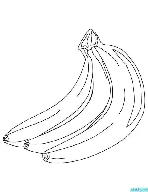 简笔画水果香蕉