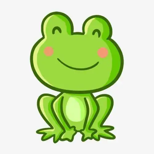 卡通动物小青蛙简单可爱的青蛙简笔画带颜色儿童简笔画上色教程视频