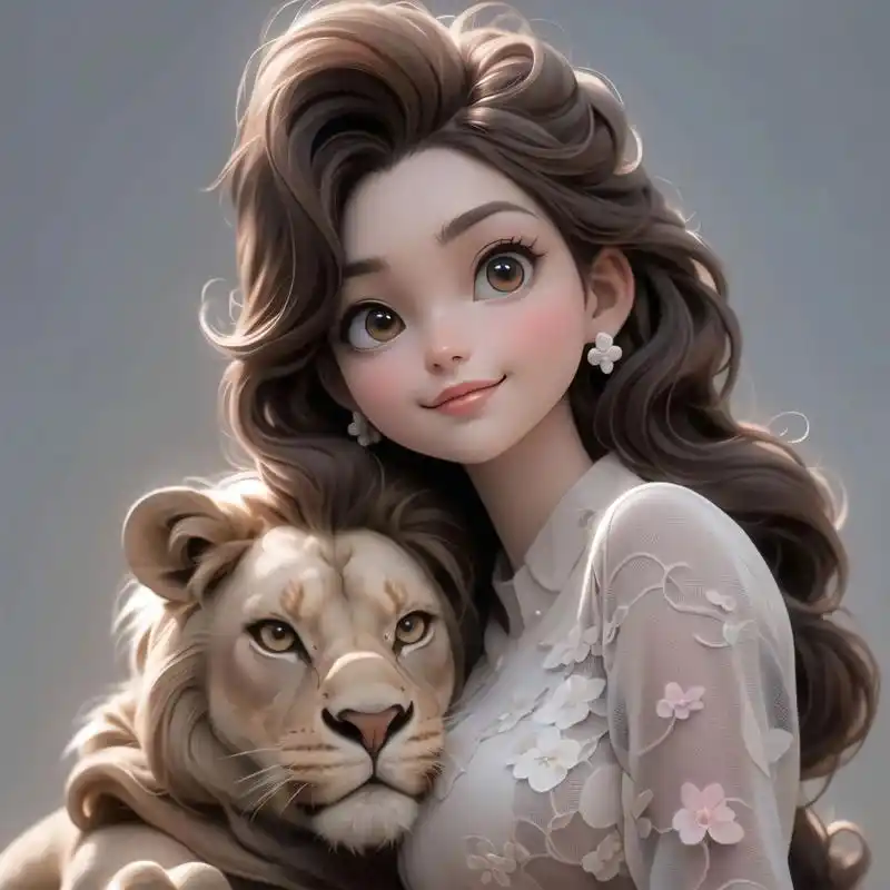 女生头像 十二星座系列之狮子座  狮子和它的迪士尼公主