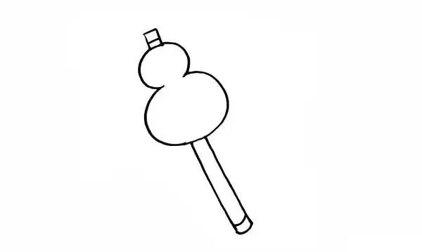 葫芦丝怎么画乐器葫芦丝简笔画画法步骤图教程