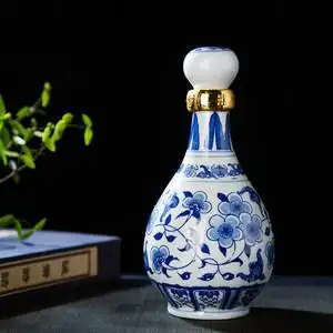 【景德镇青花陶瓷酒瓶图片】景德镇青花陶瓷酒瓶图片大全_q友网