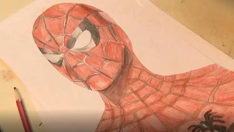 来画漫威漫画超级英雄——蜘蛛侠详细手绘教程