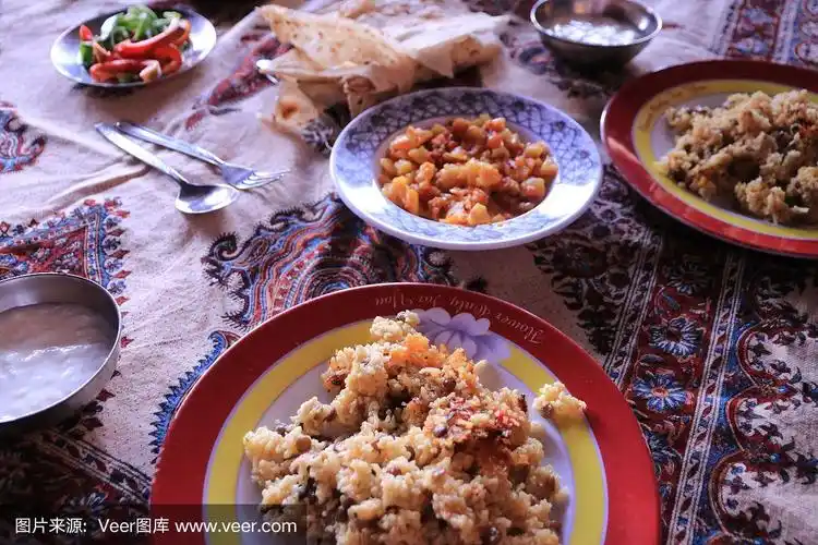传统伊朗游牧餐,伊朗