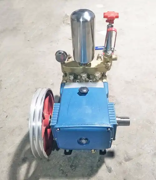 wx80 120型三缸柱塞泵高压喷雾器喷雾机压力远程抽水泵头农用清洗