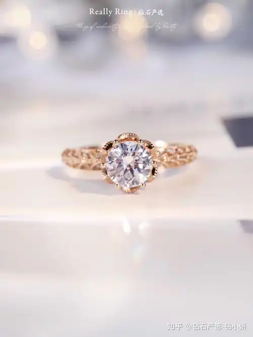 钻石严选-钻小妍 的想法: 钻戒款式推荐|复古华丽蕾丝边 显钻大小众