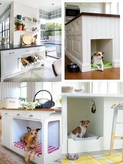 装修灵感|宠物家居设计之嵌入式狗窝_狗窝_宠物_设计_装修_玄关_室内