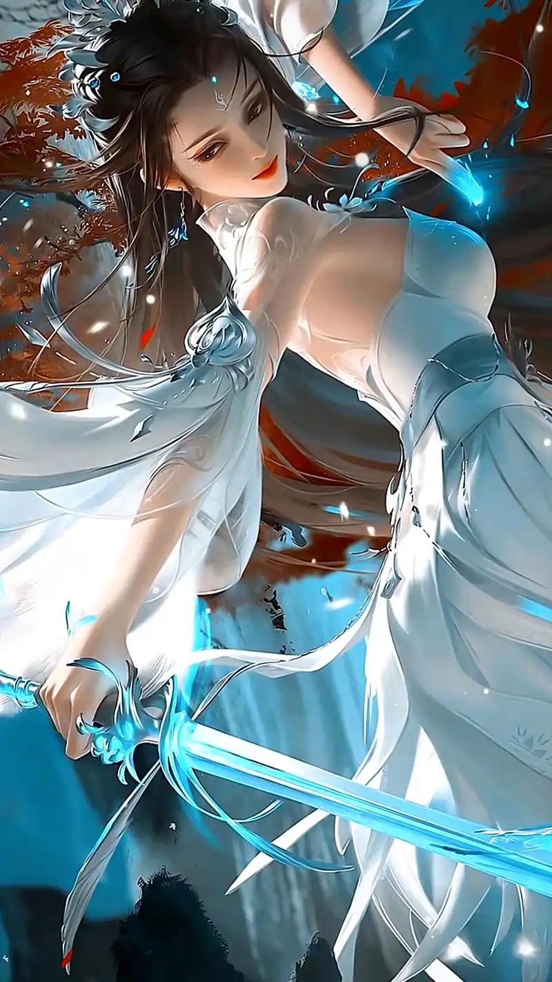 《诛仙》陆雪琪手机壁纸:十年舞剑意难断,再见鬼厉泛相思