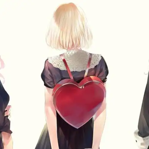 闺蜜头像3人一人一张,闺蜜名三人(要背影或者是卡通,动漫的,不带