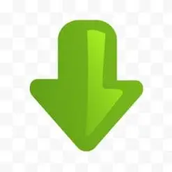 绿色向下箭头