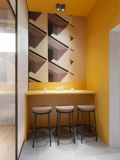 迷你,依然采用多元化的工作空间解决方案,除了私密的会议室还有舒适