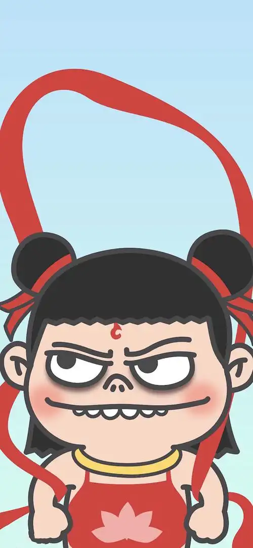 哪吒iphone手机全面屏壁纸