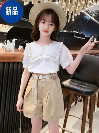 史努比中童女装小学生衣服女孩子12岁以上服装夏天中大童1315岁女童夏