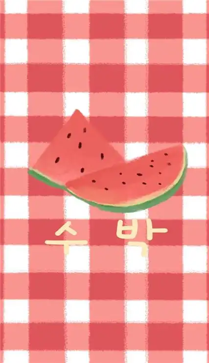 少女心卡通西瓜手机壁纸西瓜壁纸图片可爱大全