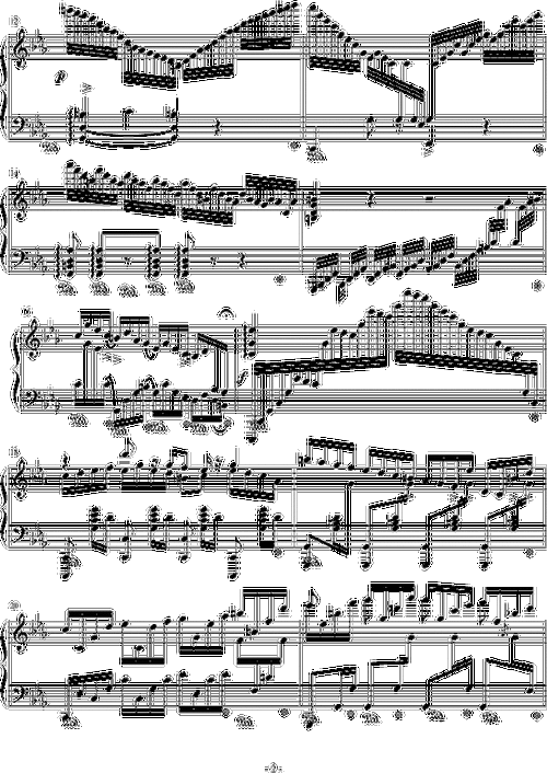 鬼火_钢琴谱_搜谱网