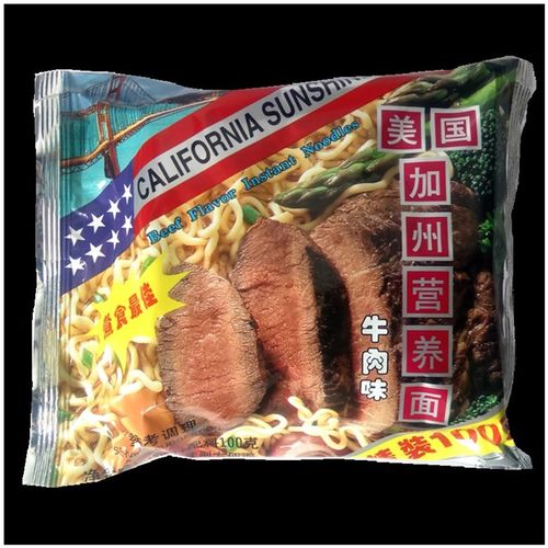 加州牛肉面方便面营养面整箱100gx20袋80后怀旧泡面拉面包邮y