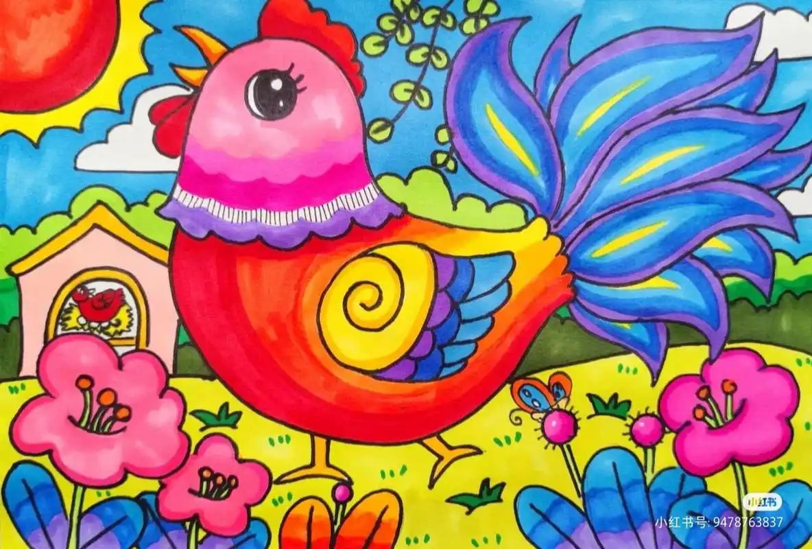 四年级下《艳丽的大公鸡》素材