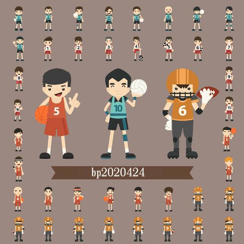 ppt/ai/eps矢量图片扁平化个性商务职业卡通风格设计素材