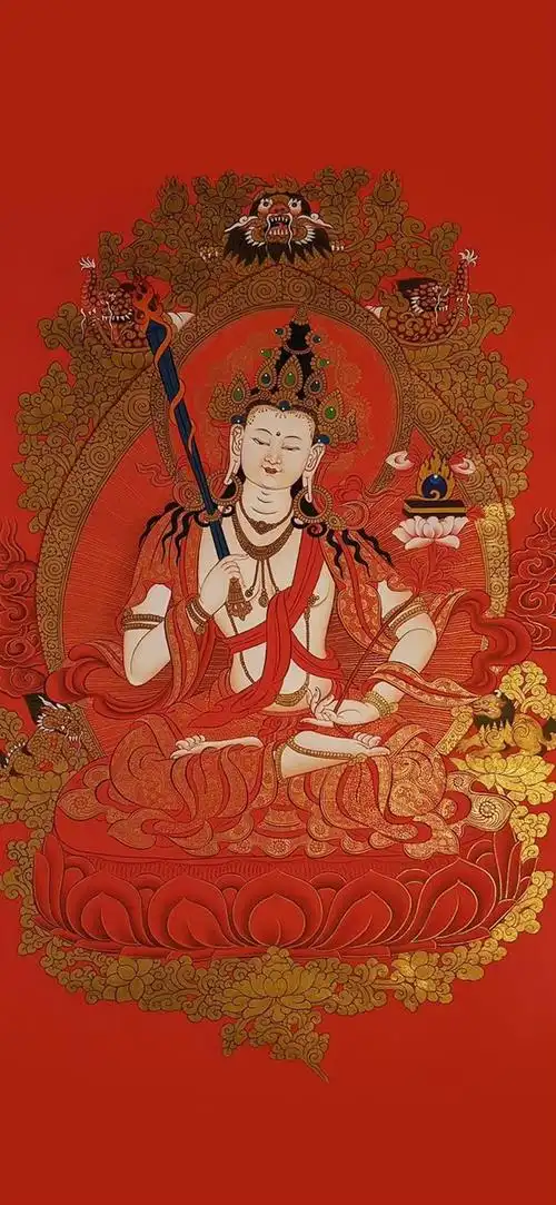 文殊菩萨壁纸 刷到不要无视 真的很灵__财经头条