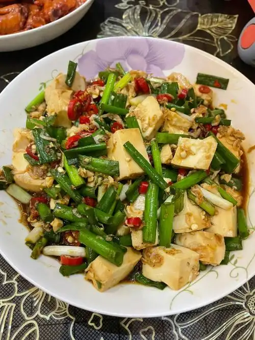 小葱拌豆腐