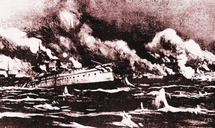 黄海大东沟海战中,北洋水师炮术不弱,战败另有原因