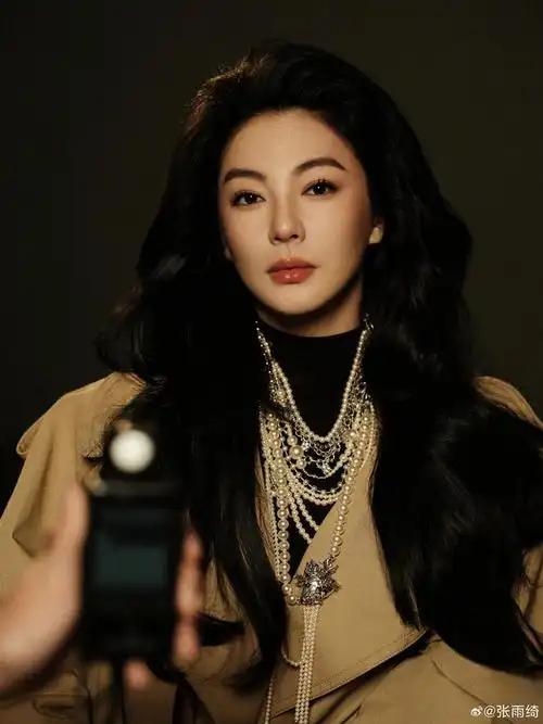 不得不说,长相妩媚风情的张雨绮,真的太适合这样的妆容了.