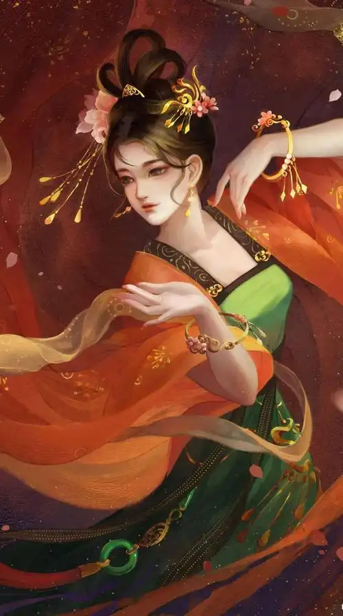 古风绝美女生壁纸 | 清风以北过南巷,南巷清风引人归