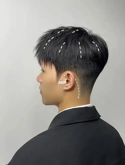 珠海男生发型设计/凌乱碎盖(懒人发型)