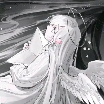 星星月亮宇宙情侣头像