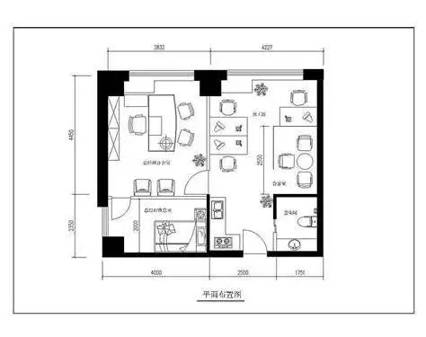 小型办公室平面设计图30平米办公室设计平面图2022已更新今日更新