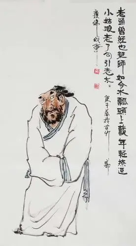 瘦佛戏笔小品人物画(五)