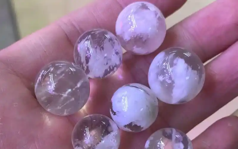 极品白底雪花幽灵单珠